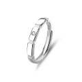 wholesale S925 Sterling Silver Original Design High-end Couple Rings Adjustable Plain Band Rings Valentine's Day Gift-0-83