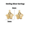 wholesale 925 Silver Cute Animal Pure Silver Stud Earrings Element Simple Minimalist Light Luxury Style Non-removable Earrings-0-13