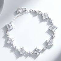 Metal Minimalist Vintage Star Bracelet, Luxury Versatile Design-Silver-SL047-T Copper