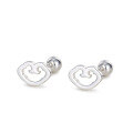 wholesale 925 Silver Chinese Style Earring Series For Women, Screw-back Ear Cartilage Studs In Pure Silver Wholesale-0-7