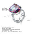 wholesale S925 Silver Luxury Creative Jewelry Accessories Set with Colored Gemstones, Ring, Necklace, and Earrings-0-1