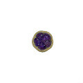 wholesale S925 silver gold-plated natural amethyst accessories, DIY handmade spacer beads, new semi-finished necklace and bracelet charms-0-4
