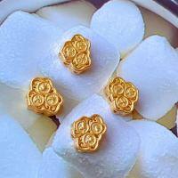 wholesale Gold-plated S925 Silver Three-in-One Zodiac Bead Spacer DIY Bracelet Necklace Handmade Knotting Accessories for Birth Year New Year-One pig, rabbit, and sheep