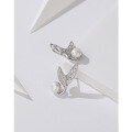 wholesale 925 Sterling Silver Mermaid Tail Pearl Earrings New Luxury High-End Freshwater Pearl Stud Earrings for Women Small Design-0-3