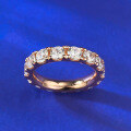 wholesale S925 Sterling Silver Full Pave Diamond 40mm Round Row Ring,Ins。-0-2