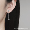 S925 Silver Moissanite Bubble Drop Earrings with 60-Point Stone-0-2