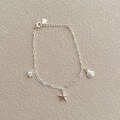 wholesale 925 Sterling Silver Starfish Shell Pendant Necklace for Women, Sweet Summer Fashion Cute Collarbone Chain-0-3