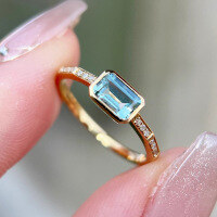 wholesale S925 Sterling Silver Red Elk Full Body Women's Ring, Minimalist and Versatile, Fashionable Niche Design, US Size, Everyday Band-BZ0310-Gold US size 7