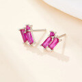 wholesale S925 Silver New Amazon Small Batch Stud Earrings Simple Zircon High-End Versatile Commuter Earrings Wholesale-0-9