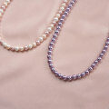 wholesale 925 Silver Clasp Shell Pearl Necklace, Women's Genuine Round Pearl Necklace, Collarbone Chain for Women, Gift for Mom-0-3