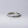 wholesale S925 Sterling Silver Literary Retro Style Exquisitely Designed Niche Thai Silver Small Fish Ring R02717-0-2
