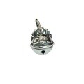 wholesale Metal material pure silver dragon zodiac bell birth year pendant DIY bracelet red cord accessory keychain charm-0-4