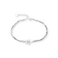 wholesale 925 Sterling Silver Five-Pointed Star Bracelet for Women, Small and Unique Design Double-Layer Box Chain Hand Jewelry Cross-Border New Accessory-0-4