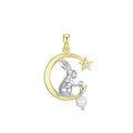wholesale S925 Sterling Silver Versatile Elegant Rabbit Trendy Pendant Holiday Necklace for Women High-end Sense Jewelry Wholesale-0-7
