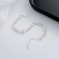 wholesale S925 Sterling Silver Irregular Patchwork Set with Colorful Zircon Creative Bracelet Fashion Commuting Light Luxury Style Women's Jewelry-0-1