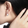 wholesale S925 Sterling Silver Minimalist Five-Point Star Ear Studs, Small and Niche Original Ins Style for Women-0-3