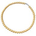 wholesale Gold-plated vintage French collarbone necklace with strong luster, perfectly round, large 8mm South Sea golden pearls-0-4