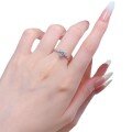 wholesale New 7*7mm Heart-Shaped Simulated White Diamond Ring for Women, Elegant and Versatile for Weddings and Daily Wear-0-4