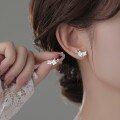 999 Silver Plum Blossom Ear Studs for Women, 2025 New Elegant Earrings-0-1