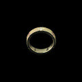 wholesale 925 Silver Gold-Plated Ring with High-Carbon Diamonds, Gold Brushed Texture, Unique, Trendy, Fashionable, Niche, Versatile Jewelry for Women-0-3