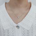 wholesale 9/10/14/18k Gold Minimalist Solitaire Cultured Diamond Pendant Necklace-0-3