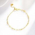 Sterling Silver Adjustable Fairy Bracelet, DIY Bead Ins Style-0-1