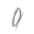 wholesale S925 Sterling Silver Original Design High-end Couple Rings Adjustable Plain Band Rings Valentine's Day Gift-0-84