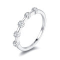 925 Sterling Silver Moissanite Ring with Honeysuckle Design, Cross-Border Hot-Sale Trendy Jewelry-0-3