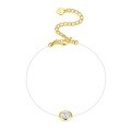 925 Silver Cross-Border Simple Fashion Moissanite Red Rope Bracelet-0-3