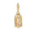 wholesale S925 Sterling Silver Vintage Palace-Style Birdcage Pendant with Heart-Shaped Zircon and Openable Design Necklace-0-0