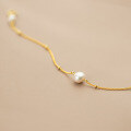 wholesale S925 silver spacer bead pearl bracelet Korean-style simple and fresh summer hand accessory batch S4862-0-4