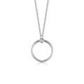 wholesale Metal 925 Sterling Silver Geometric Circle Ins Style Minimalist High-End Pendant Necklace for Women Wholesale-0-5