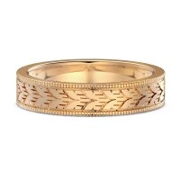 wholesale S925 Sterling Silver Exquisite High-End Textured Zircon Round Ring Unisex Minimalist Versatile Matching Couple Bands-Champagne DY121194-SX-NO 12