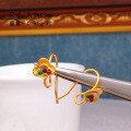 wholesale S925 silver gold-plated ear hook earring DIY handmade semi-finished accessories ancient-style jewelry accessories new product promotion-0-3
