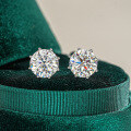S925 2025 New Six-Prong 11mm Moissanite Stud Earrings-0-4