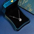 wholesale S925 Sterling Silver Maker's Agile Gourd Necklace for Women with a Beating Heart, Minimalist and Luxurious Small Design Collarbone Chain-0-1