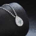 S925 Sterling Silver Moissanite Necklace, Women's Minimalist Pendant Choker Wholesale-0-0