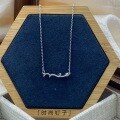 wholesale ［Clearance at Low Prices］S925 Silver Fashion Necklace, Minimalist Design, Versatile Collarbone Chain for a Unique Gift-0-7