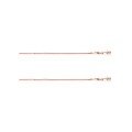 wholesale 18K Rose Gold & 9K Gold Moissanite Diamond Line Earrings for Women, Stylish Commuter Fashion, Ins Style Direct from Manufacturer-0-3