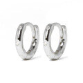 wholesale S925 Sterling Silver Micro-Inlaid Zirconia Circle Hoop Ear Clasp Geometric Fashion Retro Trendy Earrings-0-8