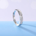 wholesale Original design S925 sterling silver love to the core couple rings, men and women can be engraved love matching rings-0-3