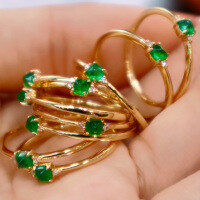 wholesale S925 Sterling Silver Red Elk Full Body Tail Ring, Simple and Versatile French Light Luxury Fashion Minimalist Ring for Women, Daily Gift-BZ0286-Gold US size 10