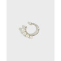 wholesale S925 Sterling Silver ET097 Korean Style Non-Piercing Chic Fashion Ear Clip with Shell Pearl for Women-0-0