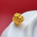 wholesale Gold-plated 925 ancient silver fine craftsmanship cat paw crouching cat lucky bead spacer accessory DIY handmade bead stringing-0-3