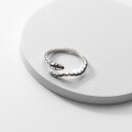 wholesale S925 silver Korean-style retro minimalist single-loop snake ring summer student personality accessory J9201-0-1
