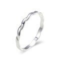 wholesale S999 solid pure silver minimalist solid closed-band ring for women, index finger ring, pinky ring, understated and elegant style ring-0-26