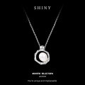 Sterling Silver Natural Freshwater Pearl Necklace, Minimalist Design-0-1