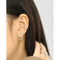 wholesale S925 Sterling Silver EA557 Korean Minimalist Niche Ins-style Versatile Clip-on Ear Cuff for Women-0-3