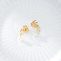 wholesale K Gold Plated, Dunli New Ins Style Luxury Pearl Earrings Meteorite Ear Clips Wholesale from Manufacturer-0-3