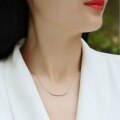 wholesale Metal S925, Moissanite Necklace Set, Light Luxury Advanced Sense Temperament New Collarbone Chain, Europe and America Cross-Border Hot Selling Necklace-0-3